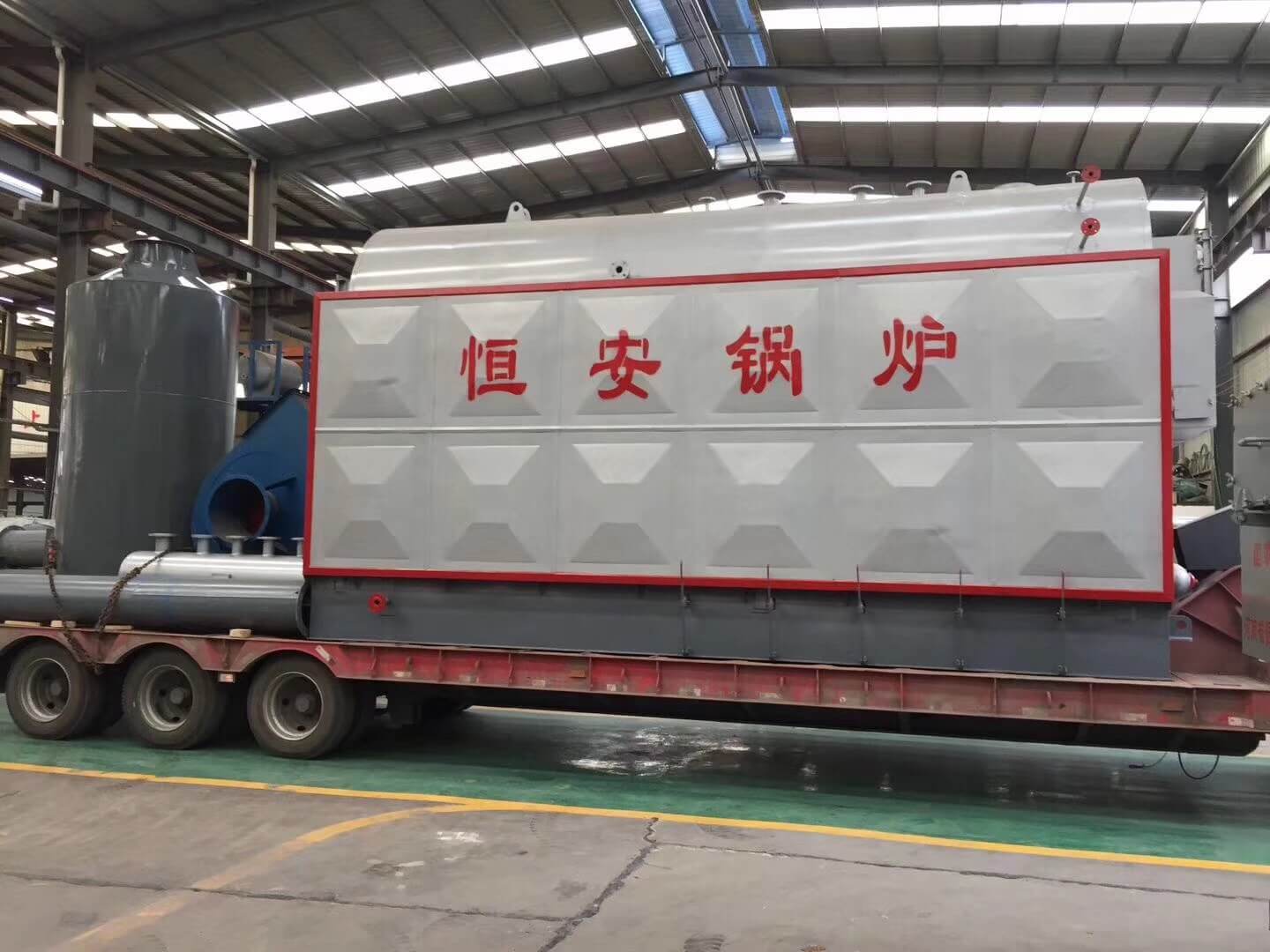 發往云南普洱地區6噸燃生物質蒸汽